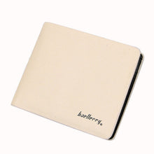 Load image into Gallery viewer, 2016 Business Fashion Mens Wallets Slim Wallet Purse Billfold Solid Wallet Men's Leather Credit Card Holder carteras mujer