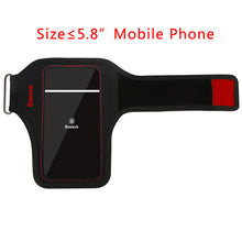 Load image into Gallery viewer, Baseus Armband Case For iPhone 7 6 6s Plus Samsung S8 Plus Sports Mobile Phone Holder Brassard Running Wristband Hand Phone Case