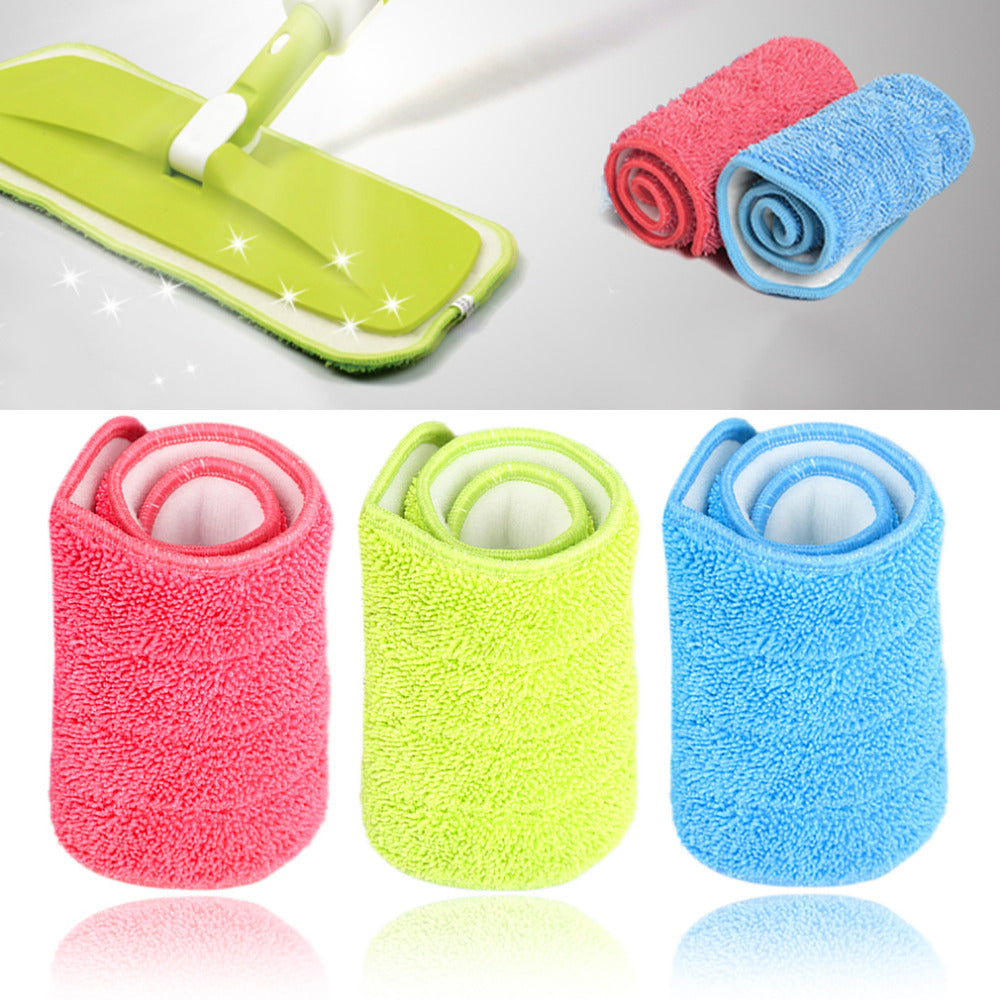 Home Use Mop Microfiber Pad Practical Household Dust Cleaning Reusable Microfiber Pad For Spray Mop 3 Colors Drop Shipping