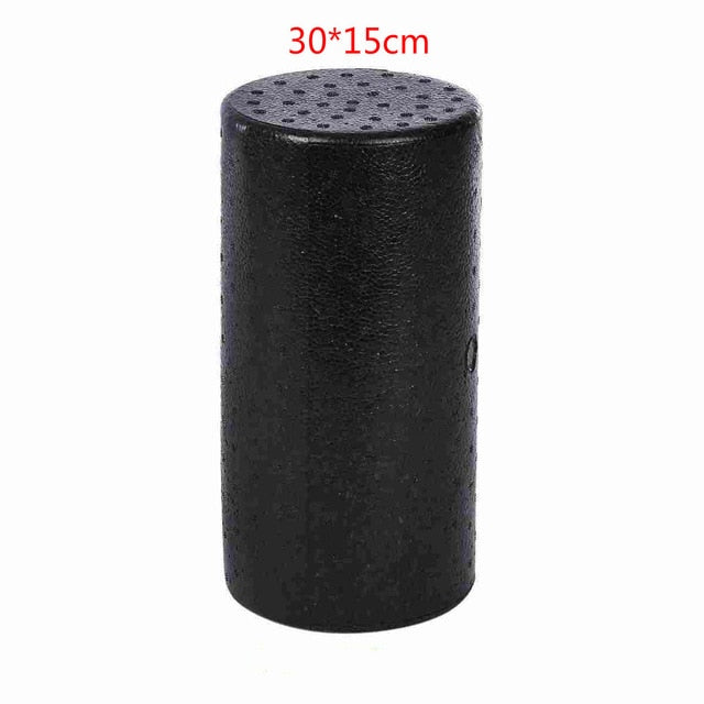 Outlife EPP Yoga Gym Exercises Fitness Massage Equipment Foam Roller for Muscle Relaxation and Physical Therapy Black