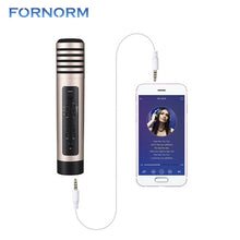 Load image into Gallery viewer, FORNORM Karaoke Microphone Wireless Microphone Bluetooth Speaker Stand Portable Handheld Microphone For Car Smartphone Speaker