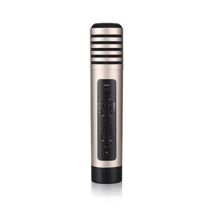 FORNORM Karaoke Microphone Wireless Microphone Bluetooth Speaker Stand Portable Handheld Microphone For Car Smartphone Speaker