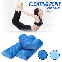 Load image into Gallery viewer, Gym Exercise Fitness Yoga Blocks With Massage Floating Point Half Round EVA foam Yoga roller Pilates Fitness Foam Roller