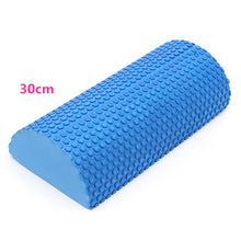 Load image into Gallery viewer, Gym Exercise Fitness Yoga Blocks With Massage Floating Point Half Round EVA foam Yoga roller Pilates Fitness Foam Roller