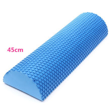 Load image into Gallery viewer, Gym Exercise Fitness Yoga Blocks With Massage Floating Point Half Round EVA foam Yoga roller Pilates Fitness Foam Roller