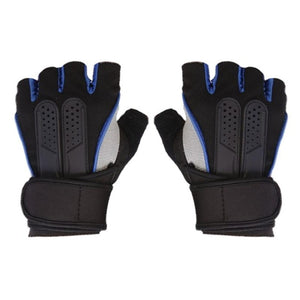 1 Pair Gym Dumbbell Barbell Weight Lifting Training Half Finger Fitness Gloves Power Dumbbell Fingerless Cross Glove