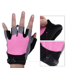 Load image into Gallery viewer, 1 Pair Anti-skid Breathable Gym Gloves Men Women  Body Building Training Sport Dumbbell Fitness Exercise Weight Lifting Gloves