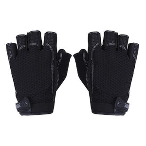 1 Pair Anti-skid Breathable Gym Gloves Men Women  Body Building Training Sport Dumbbell Fitness Exercise Weight Lifting Gloves