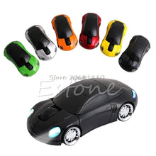 Load image into Gallery viewer, 2.4GHz 3D Optical Wireless Mouse Mice Car Shape Receiver USB For PC Laptop Computer Accessories Z17 Drop ship