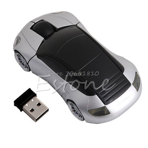 2.4GHz 3D Optical Wireless Mouse Mice Car Shape Receiver USB For PC Laptop Computer Accessories Z17 Drop ship