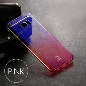 Baseus Luxury Plating Gradient Hard Plastic Case For Samsung S9 S9 Plus Ultra Thin PC Phone Cover For Samsung S8 S8 Plus Coque