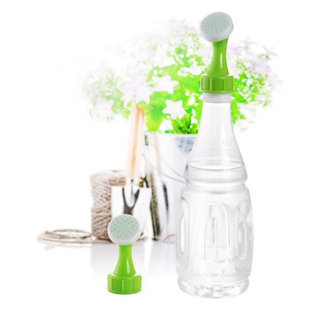 2Pcs Portable Garden Spray Waterer Sprinkler Plants Flowerpot Garden Watering Nozzle Tool for Open Bottles Watering Kits