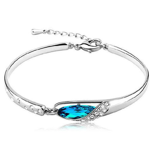 Blue Crystal Stone Bracelet