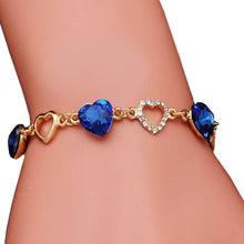 Load image into Gallery viewer, Crystal Heart Love Bracelet