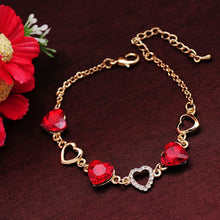 Load image into Gallery viewer, Crystal Heart Love Bracelet