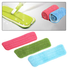 Load image into Gallery viewer, Reusable Mop Microfiber Pad Practical Household Dust Cleaning Home Use Microfiber Pad For Spray Mop Colors Random