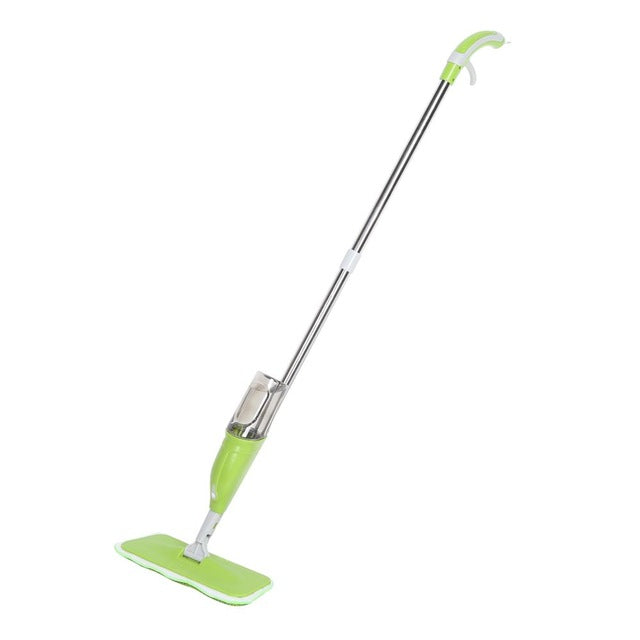 Household Water Spray Mop Dual Side Cleaning Cloth Head Wooden Floor Ceramic Tile Cleaner Mop Home Cleaning Tools