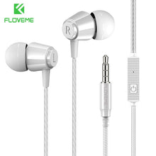 Load image into Gallery viewer, FLOVEME In-Ear Earphone For iPhone HIFI Stereo Wired Earbuds For Xiaomi Earphones For Computer Bass 3.5mm 1.2M With Microphone