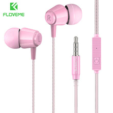 Load image into Gallery viewer, FLOVEME In-Ear Earphone For iPhone HIFI Stereo Wired Earbuds For Xiaomi Earphones For Computer Bass 3.5mm 1.2M With Microphone