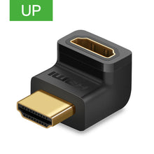 Load image into Gallery viewer, UGREEN HDMI Connector Male to HDMI Female Adapter 4K Converter Extender 270 90 Degree Right Angle for 1080P HDTV PC HDMI Adapter