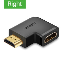 Load image into Gallery viewer, UGREEN HDMI Connector Male to HDMI Female Adapter 4K Converter Extender 270 90 Degree Right Angle for 1080P HDTV PC HDMI Adapter