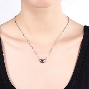 Simple Heart Necklace in 18K Gold Plated