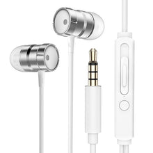 Load image into Gallery viewer, Rock In-Ear Metal Earphones Stereo Headset 3.5mm inear Wired Earphone With Microphone