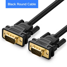 Load image into Gallery viewer, Ugreen 1080P VGA Cable VGA to VGA Flat Cable Male to Male Black Braided High Premium Shielding HDTV VGA Cable 1M 2M 3M 5M 8M 10M