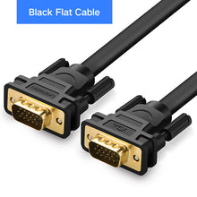 Load image into Gallery viewer, Ugreen 1080P VGA Cable VGA to VGA Flat Cable Male to Male Black Braided High Premium Shielding HDTV VGA Cable 1M 2M 3M 5M 8M 10M