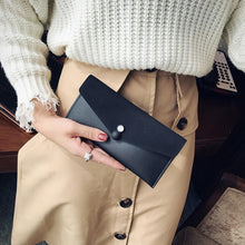 Load image into Gallery viewer, Synthetic Women Leather Long Clutch Wallet Money Card Holder Purse Handbag