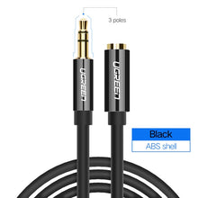 Load image into Gallery viewer, Ugreen Jack 3.5 mm Audio Extension Cable for Huawei P20 lite Stereo 3.5mm Jack Aux Cable for Headphones Xiaomi Redmi 5 plus PC