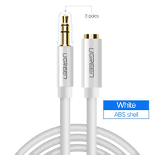 Load image into Gallery viewer, Ugreen Jack 3.5 mm Audio Extension Cable for Huawei P20 lite Stereo 3.5mm Jack Aux Cable for Headphones Xiaomi Redmi 5 plus PC