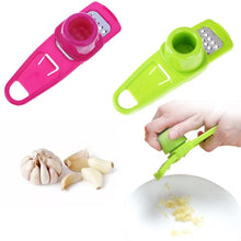 Load image into Gallery viewer, Multi-functional Garlic Press Mini Grinding Garlic Ginger Grinding Grater Planer Slicer Cutter Useful Kitchen Gadgets