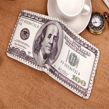 Load image into Gallery viewer, Durable US Dollars Leather Wallets Men&#39;s Wallets 100$ Coin Holder Tops