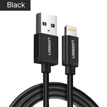 Load image into Gallery viewer, Ugreen MFi USB Cable for iPhone Xs Max 7 Plus 2.4A Fast Charging Lightning Cable for iPhone 6 USB Data Cable Phone Charger Cable