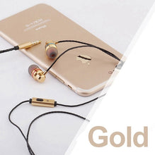 Load image into Gallery viewer, TOMKAS In-Ear Earphones Special Edition Headset Clear Bass Earphones With Microphone 5 Colors Metal Heavy Bass Headphones