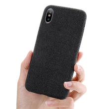 Load image into Gallery viewer, FLOVEME Case For iPhone 7 6 X XS MAX Luxury Cloth Texture Soft TPU Silicone Cover For iPhone 8 iPhone 6 6s 7 plus Phone Case Bag