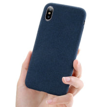 Load image into Gallery viewer, FLOVEME Case For iPhone 7 6 X XS MAX Luxury Cloth Texture Soft TPU Silicone Cover For iPhone 8 iPhone 6 6s 7 plus Phone Case Bag