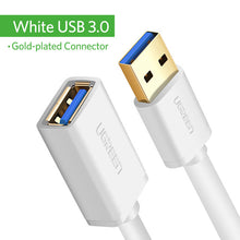 Load image into Gallery viewer, Ugreen USB Extension Cable USB 3.0 Cable for Smart TV PS4 Xbox One SSD USB3.0 2.0 to Extender Data Cord Mini USB Extension Cable