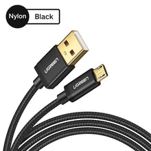 Load image into Gallery viewer, Ugreen Micro USB Cable 2.4A Nylon Fast Charge USB Data Cable for Samsung Xiaomi LG Tablet Android Mobile Phone USB Charging Cord