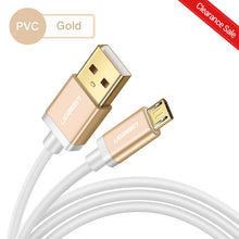 Load image into Gallery viewer, Ugreen Micro USB Cable 2.4A Fast Charging Data Cable for Xiaomi Redmi Note Huawei HTC Mobile Phone Charger Cable Micro USB Cord