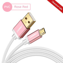 Load image into Gallery viewer, Ugreen Micro USB Cable 2.4A Fast Charging Data Cable for Xiaomi Redmi Note Huawei HTC Mobile Phone Charger Cable Micro USB Cord