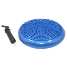 Load image into Gallery viewer, PVC Inflatable Yoga Balancing Ball Pad Training Cushion Stability Exercise Point Massage Mat Ball