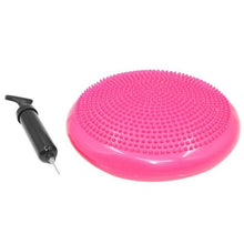 Load image into Gallery viewer, PVC Inflatable Yoga Balancing Ball Pad Training Cushion Stability Exercise Point Massage Mat Ball