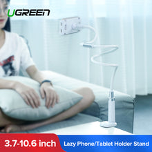 Load image into Gallery viewer, Ugreen Phone Holder Stand for iPhone 8X 360 Rotation Long Arm Mobile Phone Holder for iPad Tablets 3.7-10.6 inches Lazy Holders