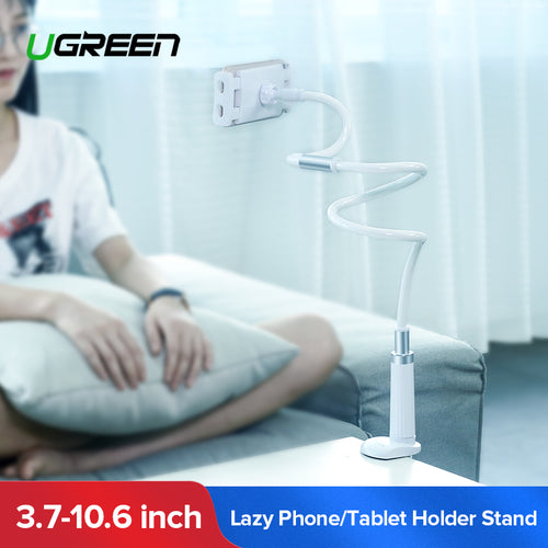 Ugreen Phone Holder Stand for iPhone 8X 360 Rotation Long Arm Mobile Phone Holder for iPad Tablets 3.7-10.6 inches Lazy Holders