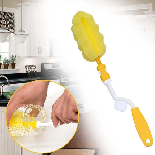 Bottle Brush Sponge Plastic Glass Milk Water Cup Cleaning Brush for Feeding Bottle Cleaning Brushes Home Cleaner