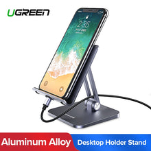 Load image into Gallery viewer, Ugreen Desktop Holder Stand for iPhone 8 X 6 Plus Samsung S9 S8 Plus Mobile Phone Mount Holder for iPad Charging Tablet Stand