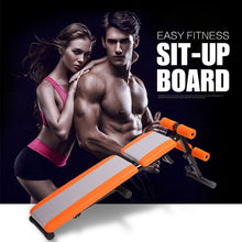 Load image into Gallery viewer, Household multifunctional sit up bench Adjustable Decline Abdominal Exercise dumbbell bench Crunch Board chair fitness equipment