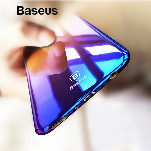 Baseus Luxury Plating Gradient Hard Plastic Case For Samsung S9 S9 Plus Ultra Thin PC Phone Cover For Samsung S8 S8 Plus Coque